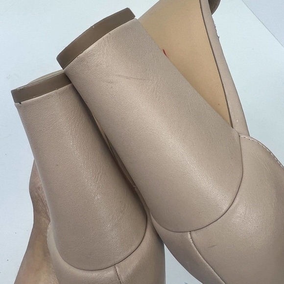 Michael Kors Tan Sascha Sandal Heels Size 8 Block Heel Ankle Strap - Picture 8 of 8